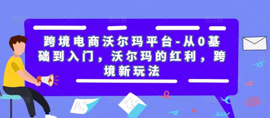 跨境电商沃尔玛平台-从0基础到入门，沃尔玛的红利，跨境新玩法-pcp资源社