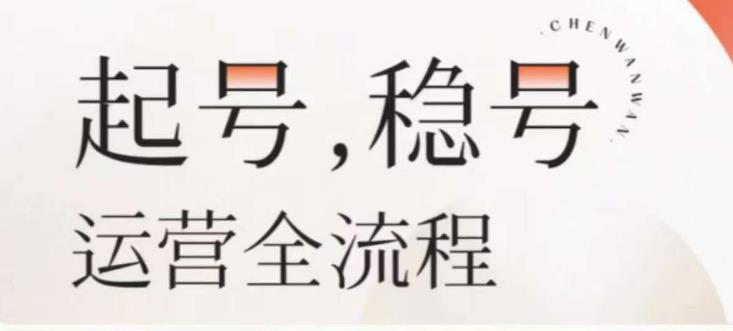 婉婉-起号稳号运营全流程，解决从小白到进阶所有运营知识，帮助解决账号所有运营难题-pcp资源社