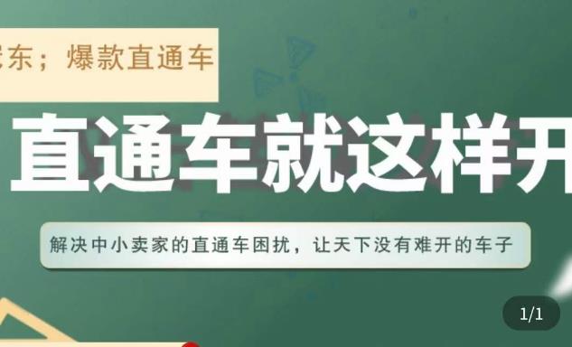 冠东·淘系直通车保姆级教程，全面讲解直通车就那么简单-pcp资源社