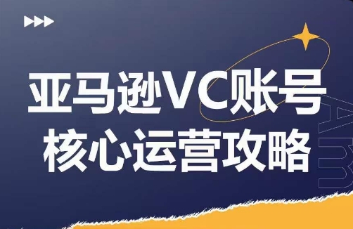 亚马逊VC账号核心玩法解析，实战经验拆解产品模块运营技巧，提升店铺GMV，有效提升运营利润-pcp资源社