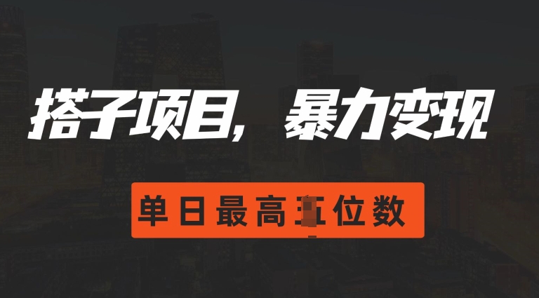 2024搭子玩法，0门槛，暴力变现，单日最高破四位数【揭秘】-pcp资源社