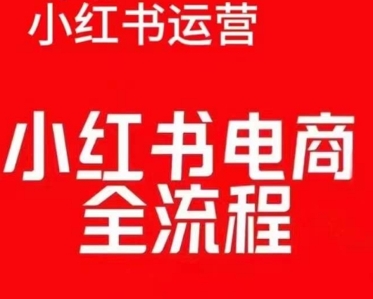 红薯电商实操课，小红书电商全流程-pcp资源社