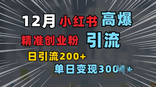 小红书一张图片“引爆”创业粉，单日+200+精准创业粉 可筛选付费意识创业粉【揭秘】-pcp资源社